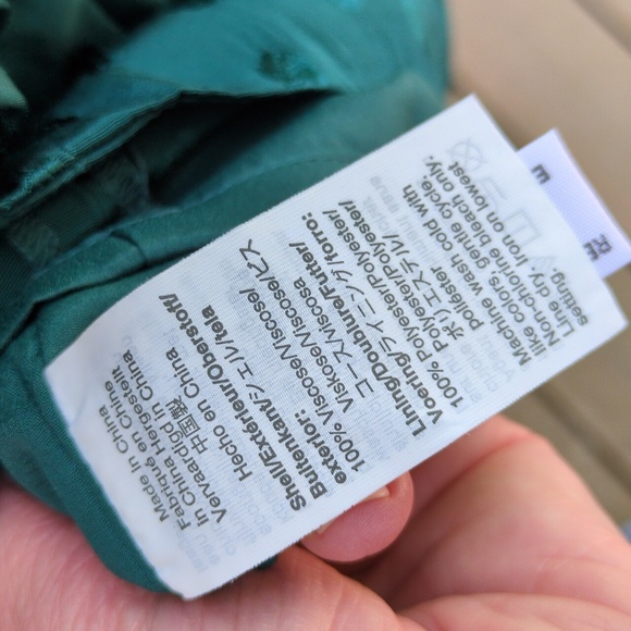 J.Crew: Shift Dress In Jacquard Floral Dot Size 2 - Picture 9 of 9